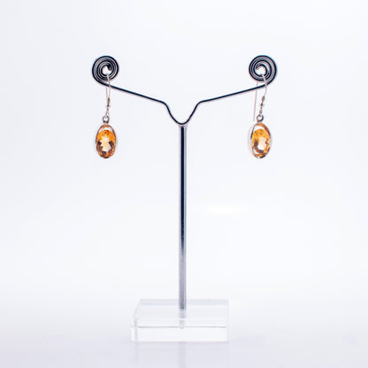 citrine earring