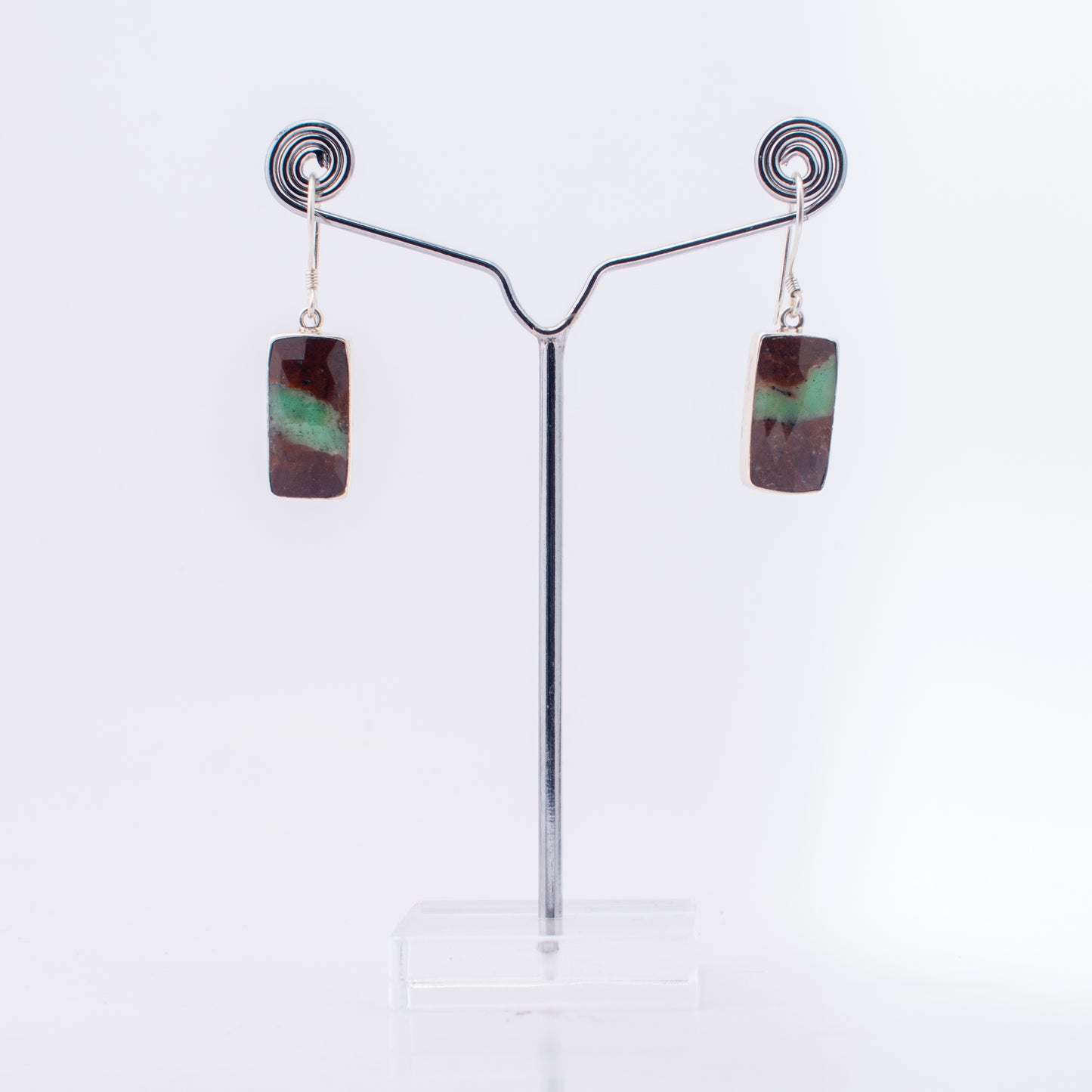 chrysoprase earring