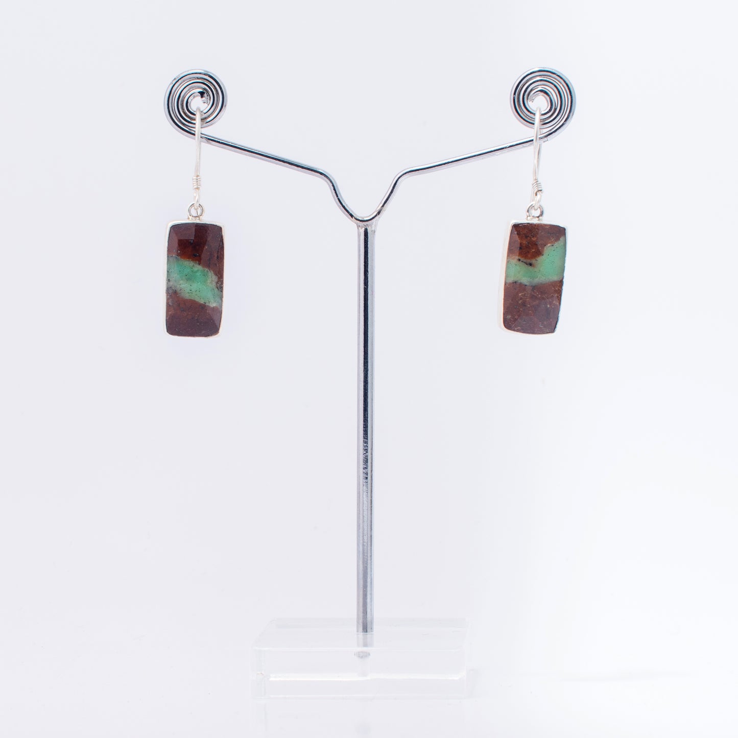 chrysoprase earring