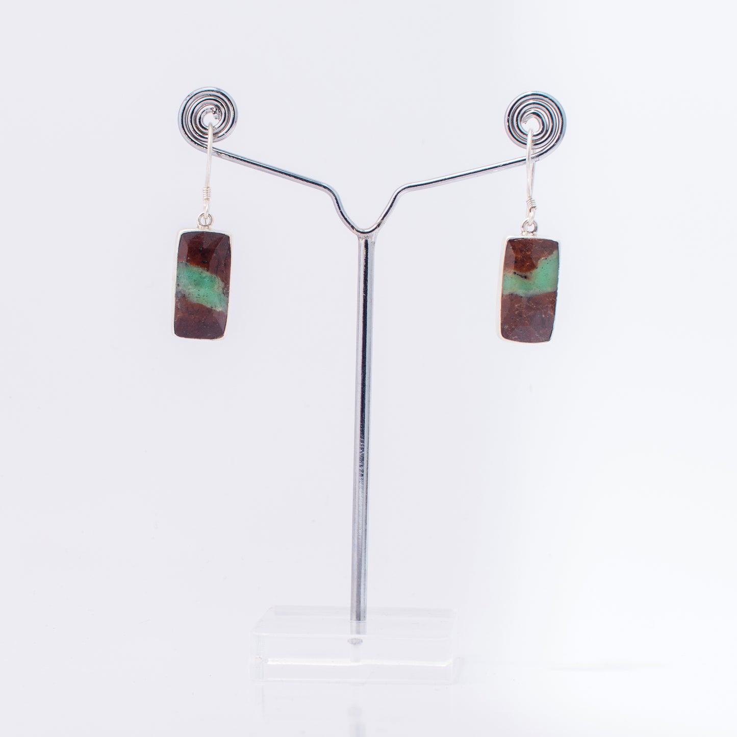 chrysoprase earring