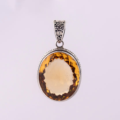 citrine pendant