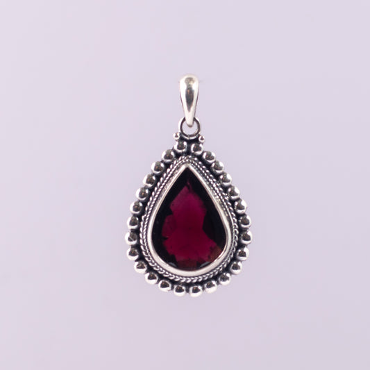 garnet pendant