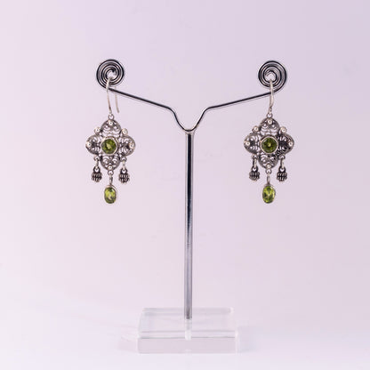 peridot earring