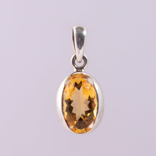 citrine pendant