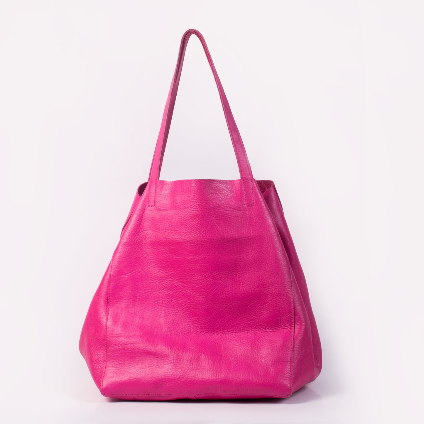 pink tote bag