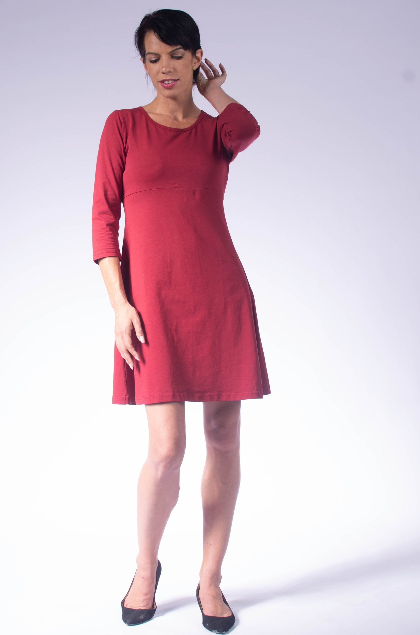 cotton velura dress