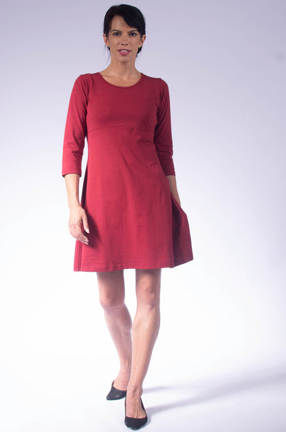 cotton velura dress