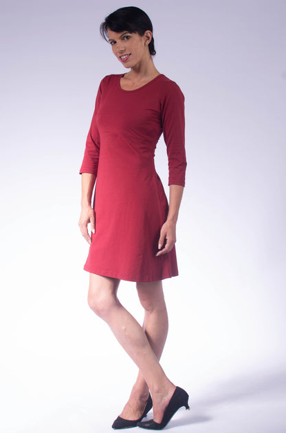 cotton velura dress