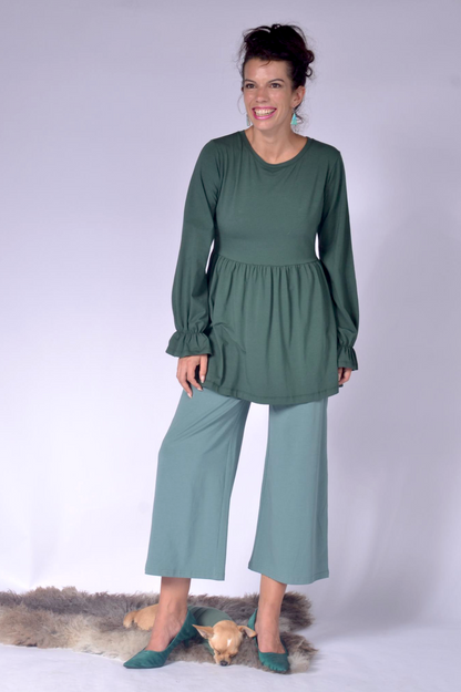 ladies loose fitting jersey pants